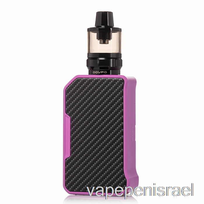 חד פעמי Vape Israel Dovpo Mvp 220w ערכת התחלה סיבי פחמן סגול